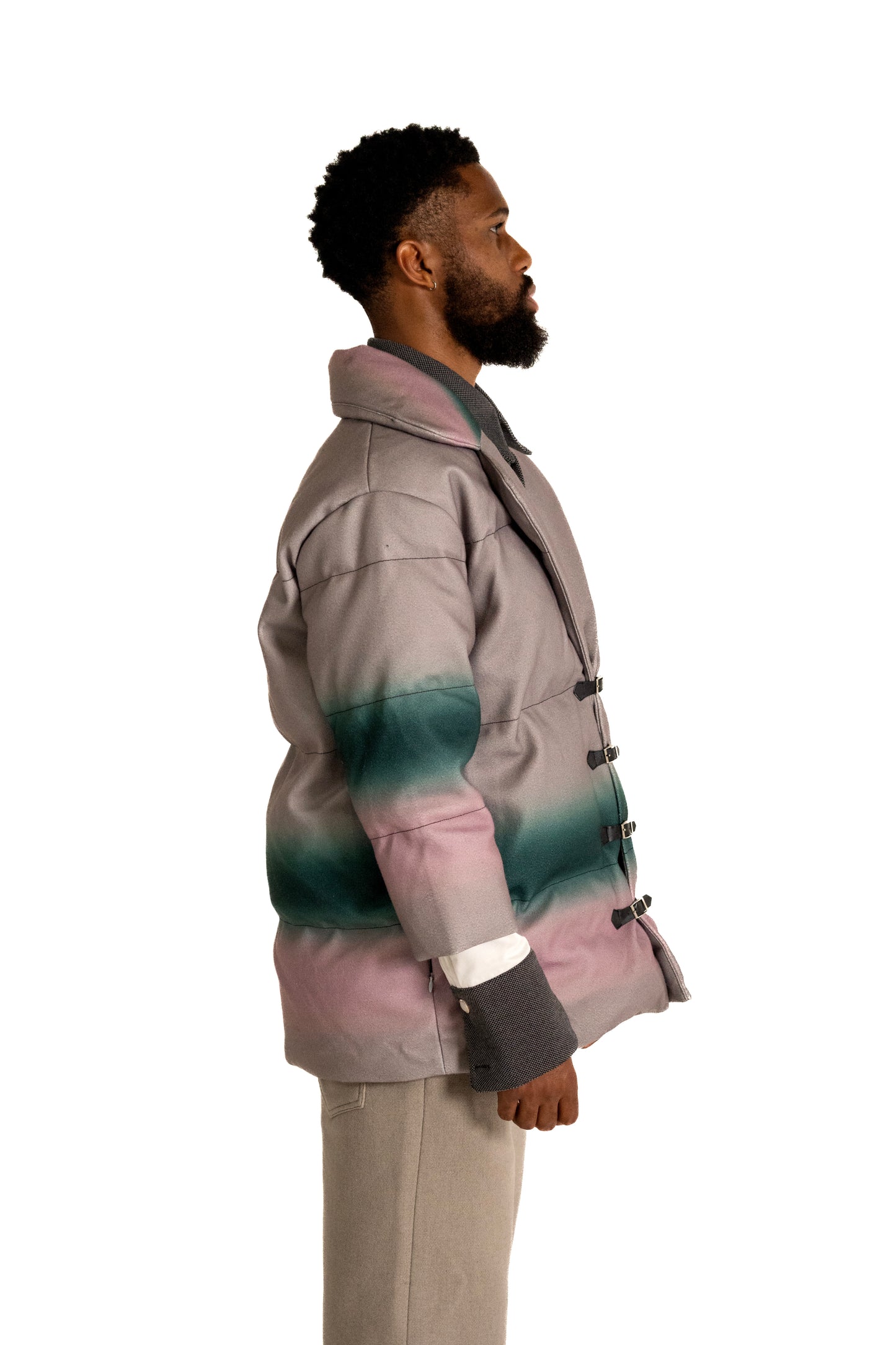 Eternal Autumn Gradient Puffer Jacket (Made-to-Order)